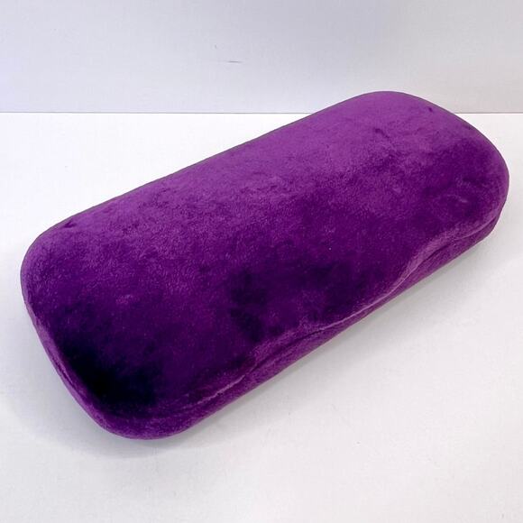 Gucci Purple Velvet Glasses Clamshell Hard Case Cloth, & Dust Bag (No Glasses) - Picture 2 of 8